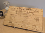 Oh, For Choc's Sake! Engraved Bamboo Recipe Board