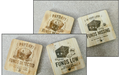 Payday 2-Pack Coaster Set — Funny Bamboo Coasters