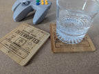 Gaming Status Coaster — Double-Sided Funny Bamboo Coaster