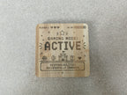 Gaming Status Coaster — Double-Sided Funny Bamboo Coaster