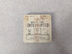 Gaming Status Coaster — Double-Sided Funny Bamboo Coaster