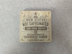 Mum Status Coaster — Double-Sided Funny Bamboo Coaster