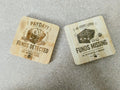 Payday to Broke Coaster — Double-Sided Funny Bamboo Coaster
