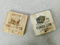 Funds Status Coaster — Double-Sided Funny Bamboo Coaster
